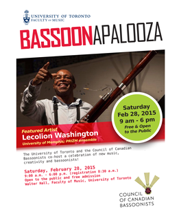 Your Donation Can Create Opportunities for Young Bassoonists!