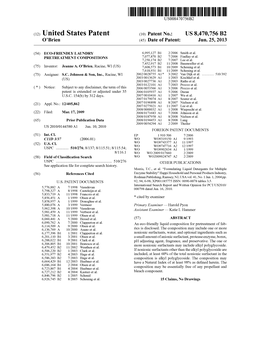 (12) United States Patent (10) Patent No.: US 8.470,756 B2 O’Brien (45) Date of Patent: Jun