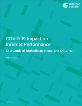COVID-19 Impact on Internet Performance Case Study of Afghanistan, Nepal, and Sri Lanka