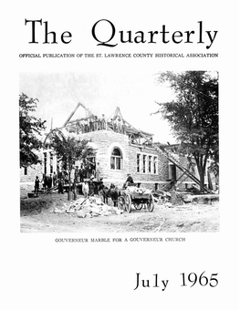 The Quarterly Official Publication of the St