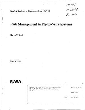 Risk Management in Fly-By-Wire Systems