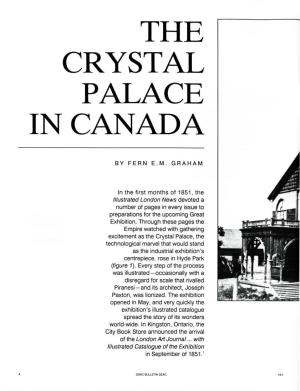 The Crystal Palace in Canada