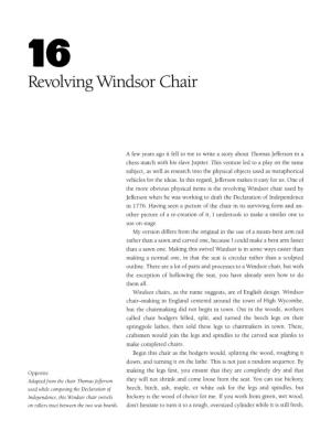 Revolving Windsor Chair