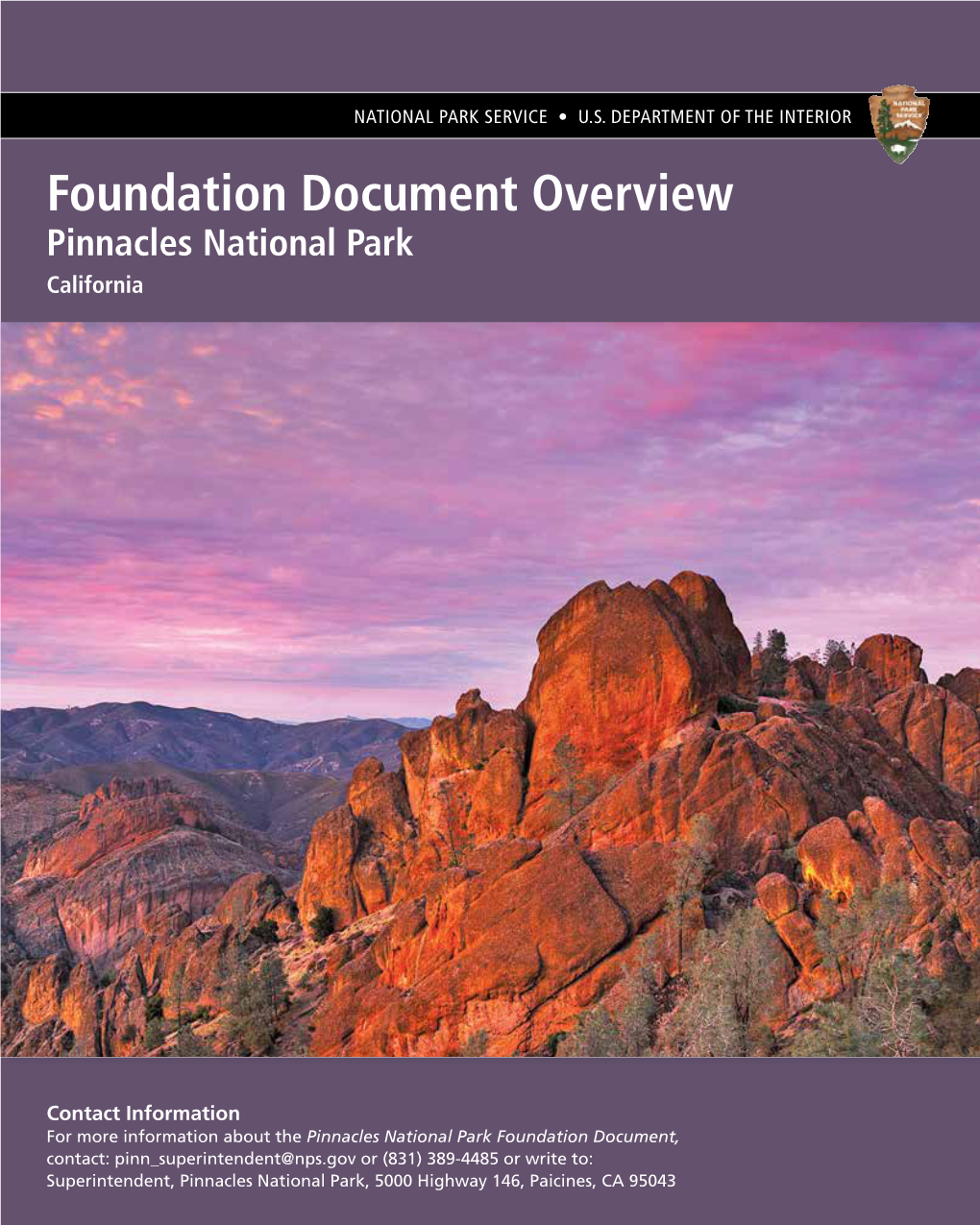 Foundation Document Overview Pinnacles National Park California Docslib 0477