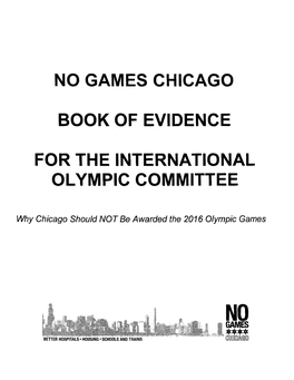 No Games Chicago Book of Evidence for The
