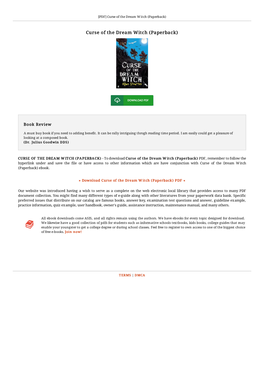 Download Book # Curse of the Dream Witch (Paperback