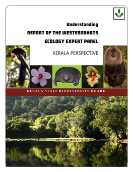 Understanding REPORT of the WESTERNGHATS ECOLOGY EXPERT PANEL