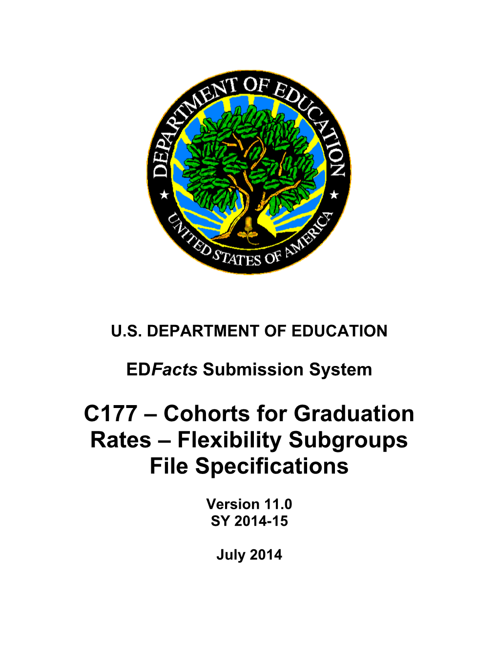 Graduation Cohorts - Flexibility Subgroups