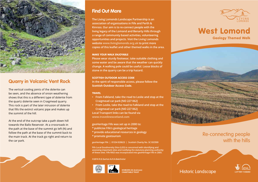 West Lomond Geology Walk