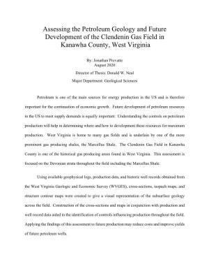 Assessing the Petroleum Geology and Future Development of the Clendenin Gas Field in Kanawha County, West Virginia