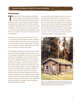 Hands-On Log Cabin Preservation