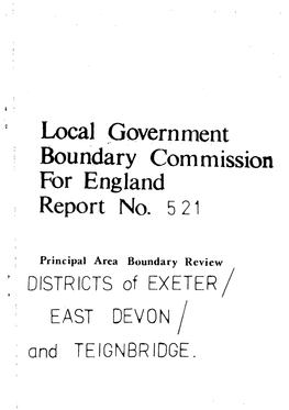 Al Government Boundary Commission for England Report No