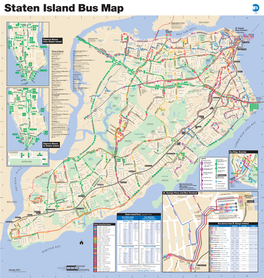 Staten Island Bus Map January 2012