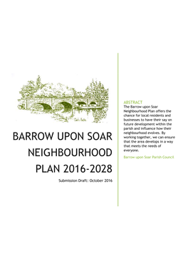 Barrow Upon Soar Neighbourhood Plan 2016-2028