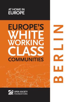 White Working Class Communities in Berlin