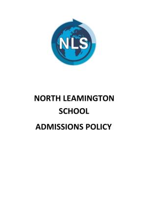 North Leamington School Admissions Policy