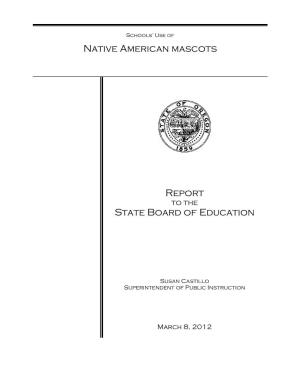 Native American Mascot Report