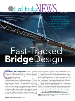 Fast-Tracked Bridge Design