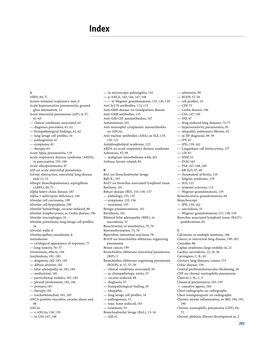 A ABPA, 69, 71 Acinus-Terminal Respiratory Unit, 8 Acute