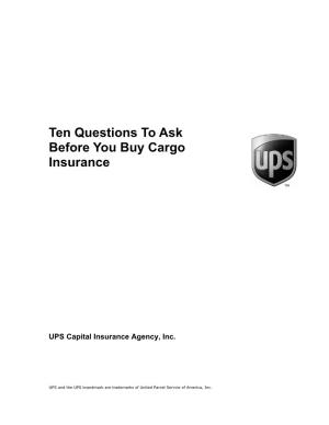 Ten Questions to Ask Before You Buy Cargo Insurance