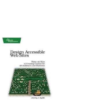 Jeremy Sydik — «Design Accessible Web Sites