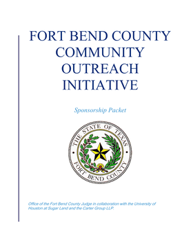 Fort Bend County Community Outreach Initiative