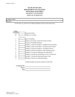 1228-Annual Report Schedule Forms