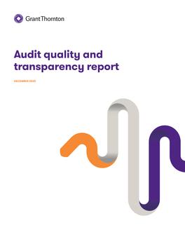 Audit Quality and Transparency Report