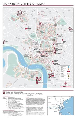 Harvard University Area Map