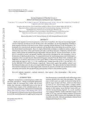 Statistical Signatures of Nanoflare Activity. I. Monte Carlo Simulations