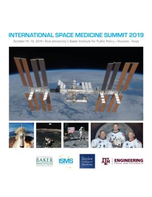International Space Medicine Summit 2019