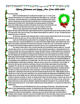 Christmas Letter 2003