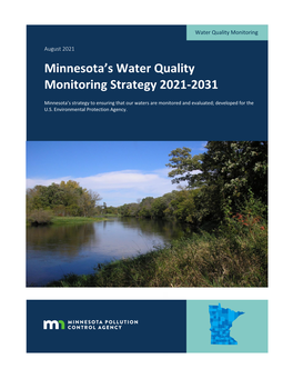 Minnesota's Water Quality Monitoring Strategy