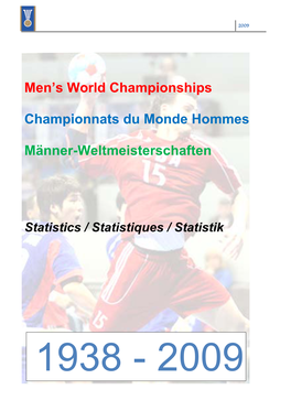 Men's World Championships Championnats Du Monde Hommes