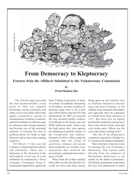 7. from Democracy to Kleptocracy