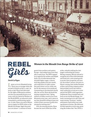Rebel Girls Women in the Mesabi Iron Range Strike of 1916