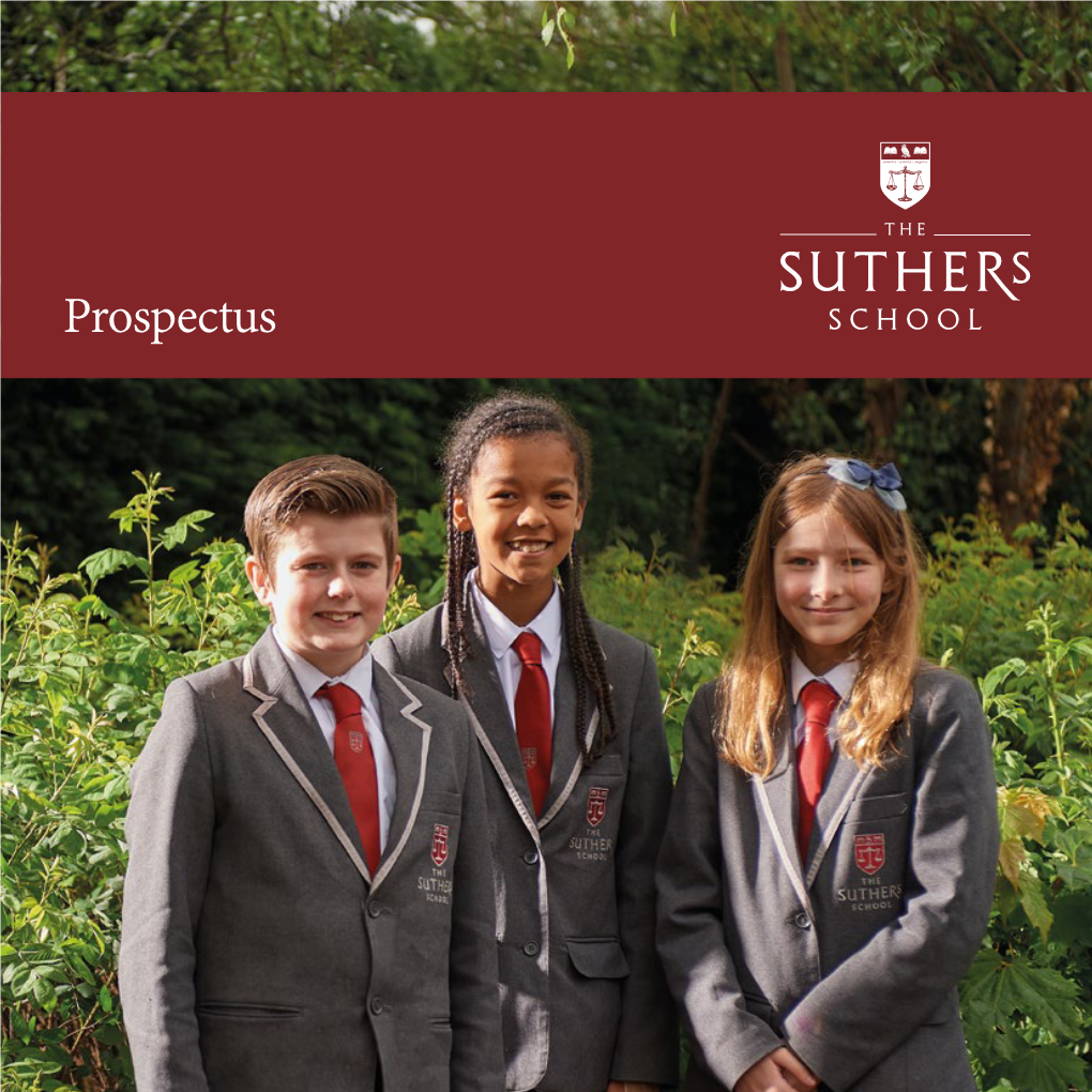 Prospectus the Suthers School—Prospectus