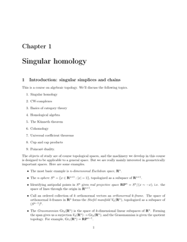 Algebraic Topology Is the Usage of Algebraic Tools to Study Topological Spaces