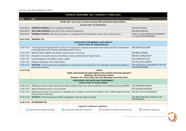 TECHNICAL PROGRAMME - DAY 1 (THURSDAY, 4Th March 2021)