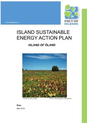 Island Sustainable Energy Action Plan Island of Öland