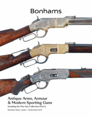 Antique Arms, Armour & Modern Sporting Guns