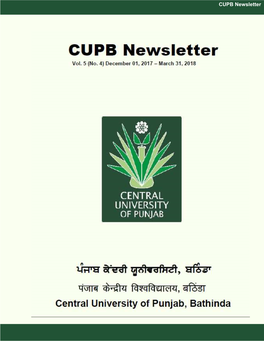 CUPB Newsletter