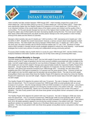 Infant Mortality