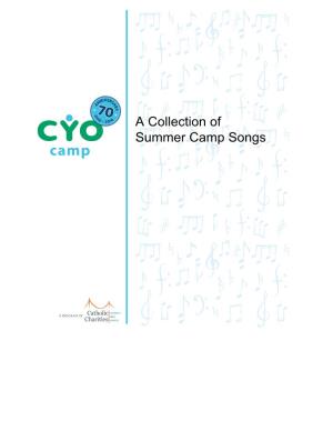 CYO Camp Songbook