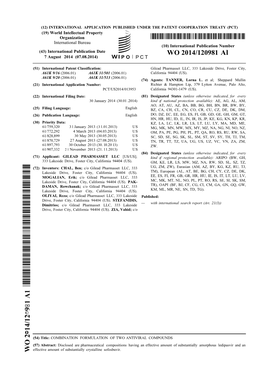 WO 2014/120981 Al 7 August 2014 (07.08.2014) P O P C T