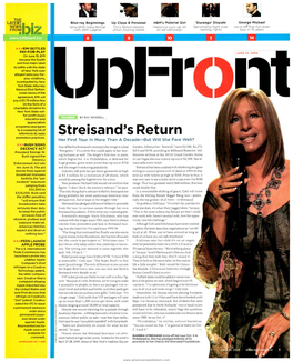 Streisand's Return Promotion Practices
