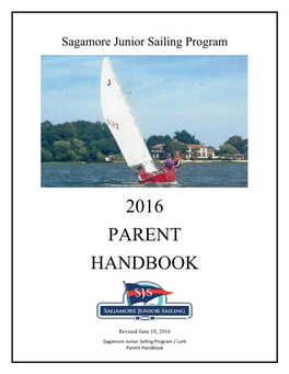 2016 Parent Handbook