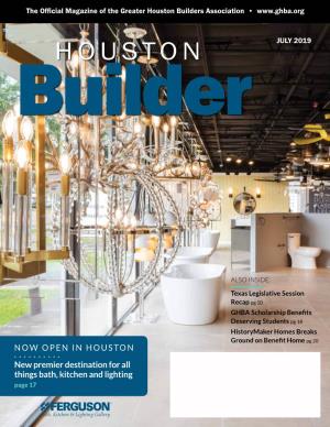 JULY 2019 HOUSTON Builder