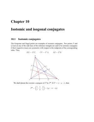Chapter 10 Isotomic and Isogonal Conjugates