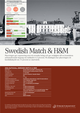 Swedish Match & H&M